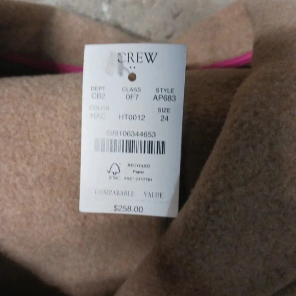 NWT J. Crew wool jacket - Picture 2 of 4
